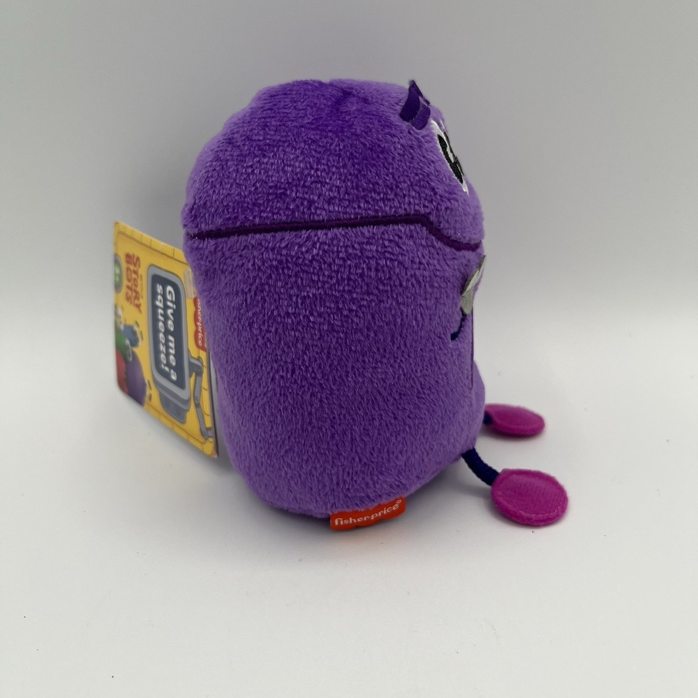 2020 Fisher Price Netflix Story Bots 5" Plush Shapes With Bo Purple - Picture 6 of 14